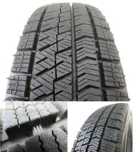 送料無料 4本 ブリヂストン VRX2 155/65R13 スタッドレス タイヤ セット 国産 冬 22年製 ライフ ゼスト モコ ムーヴ ミラ ワゴンR アルト_画像2