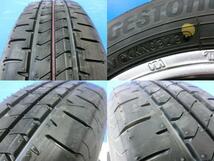 タント スペーシア サマータイヤ ホイール 4本 セット 新品 ブリヂストン NEWNO 155/65R14 + 中古 Weds SG-E 14インチ N-BOX 岡崎_画像7