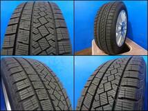 大特価 送料無料 中古スタッドレスセット 4本 外車 GELBUT 16インチ 6.5J +46 5H 112 PIRELLI ピレリ ICEZERO ASIMMETRICO 205/55R16 2022_画像7