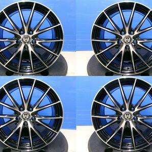 カローラクロス 中古アルミ 新品夏タイヤ RS EUROVIS 225/50R18 + ウェッズ ライツレー 18インチ8J+45 5H114.3 C-HR 岡崎の画像2