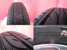 送料無料 限定1台! BS FEID 13 4.0 +45 4H100 中古 + DL EC202 145/80R13 20年製造 中古4本セット N-BOX アルト ワゴンR 等に_画像9