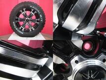 送料無料 限定1台 BADX ロクサーニ BATTLE SHIP 2 16 7.0 +38 5H114.3 中古 + MUDSTAR RADIAL M/T 215/70R16 23年製造 中古4本セット_画像2