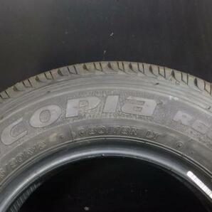 バリ溝 中古 夏タイヤ 145/80R12 80/78N 22年製 ブリヂストン R680 新品 ホイール KT-10 4.0J-12 4H 100 +42 軽トラ 軽バン 白河の画像6