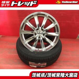 新品夏タイヤ 中古ホイール セット トーヨー プロクセス CL1 225/55R19 ウェッズ レオニスCX 19インチ ガリ傷有 60系 80系 ハリアー等