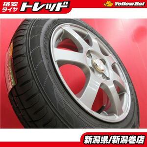 送料無料 4本 新品 ダンロップ エナセーブ EC204 155/65R14 タイヤ ホイール セット 国産 夏 23年製 N-BOX ワゴンR デイズ スペーシア 新潟