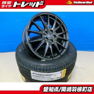 XV 225/60R17 サマータイヤ ホイール 4本 SET 新品 ピレリ POWERGY + 中古 Weds VELVA SPORT Z 17インチ 7J ET53 PCD100 5H 岡崎