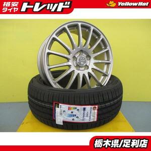 インプレッサ 17インチ 新品 夏タイヤ MINERVA F205 205/50R17 93W XL + 中古 社外 アルミ エコフォルム G4 アネシス スポーツ 足利