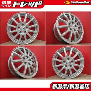 送料無料 4本 ウェッズ エンクーガー 16inch ホイール セット 6.5J +53 5H 114.3 エスティマ CX-3 カムリ クラウンアスリ-ト CR-V アクセラ