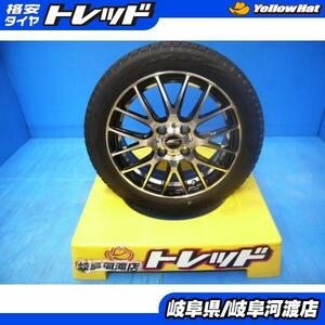 希少なルーミー用 15インチ スタッドレス セットが入荷！ 【タンク ルーミー 等】中古 冬タイヤ ホイール ブリヂストン VRX2 ブラポリ