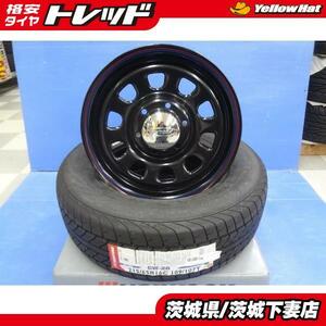 ハイエース 200系 新品 デイトナブラック 16インチ 6.5J +38 6穴 139.7 ナンカン 2018年製 215/65R16 109/107 LT ブラック スチール