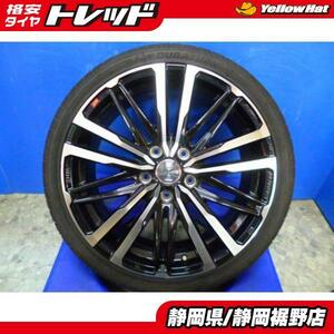 【中古】共豊 スマック18インチ MOZZO SPORT215/40R18 タイヤホイール4本セット 静岡裾野