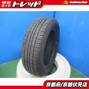 1本 2023年製 中古 夏 サマータイヤ ECOFINE 185/65R15 88S プリウス bB ノート ティーダ フリード デミオ 等