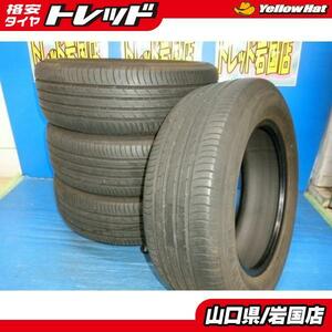 送料無料 中古 ヨコハマタイヤ ジオランダー G98 225/65R17 102H 4本 NX RAV4 ハリアー CX-5 CX-8 CR-V エクストレイル ヴァンガード