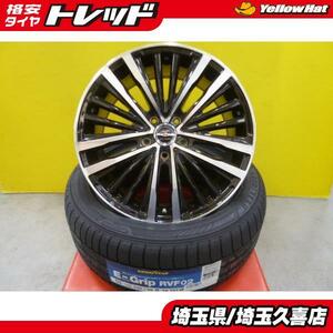 アルファード ヴェルファイア 新品セット GY RVF02 235/50R18 2022年製 シャレン XR-75 8J +38 5H114.3 ステージア