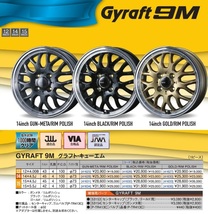 取寄せ品 WEDS グラフト9M GLD 4.0B+43 ブリヂストン RD-604V 2023年 145R12 6PR 145/80R12 LT 80/78N NV NT100クリッパー スクラム_画像6