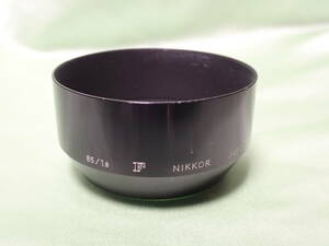 Nikon ニコン NIKKOR 鉄 F印　レンズフード 85/1.8