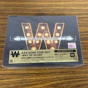 新品☆未開封☆送料無料☆TMW☆A-13☆【DVD】 AAA/AAA DOME TOUR 2017 -WAY OF GLORY- 初回生産限定盤
