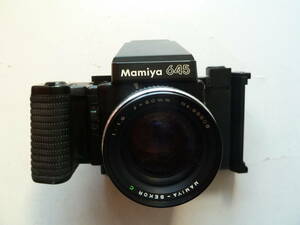 MAMIYA　マミヤ　M645　SUPER　AEプリズムファインダー　レンズ2本　SEKOR　C　80㎜　1.9　45㎜　2.8　N　ワインダー　巻上げクランク　