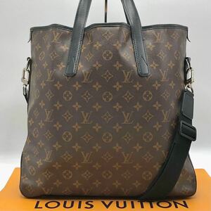 1円 【美品】LOUIS VUITTON ルイヴィトン マカサー デイヴィス 2way ショルダーバッグ ハンドバッグ トートバッグ モノグラム