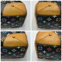 1円【極美品・鑑定済】LOUIS VUITTON ルイヴィトン クラウディア マルチカラー ノワール ハンドバッグ モノグラム 肩掛け_画像9