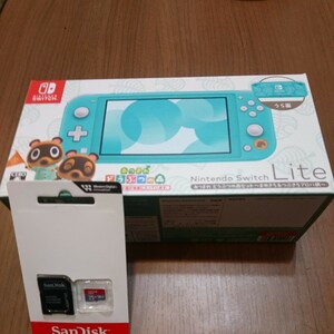 【新品未開封】【おまけ付き】Switch Lite ニンテンドースイッチライト あつまれ どうぶつの森セット まめきち&つぶきちアロハ柄