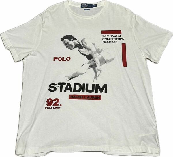 polo 1992 satdium limited tシャツ ポロ ラルフローレン スタジアム L 復刻 限定 