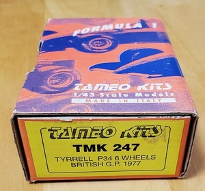 タメオ TMK247 ティレル P34/2 6ホイールズ ブリティッシュGP 1977 (1/43メタルキット)