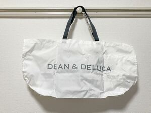 DEAN&DELUCA ディーンアンドデルーカ 大容量ナイロントートバッグ 白 美品