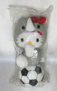 【未使用、タグ付き】サンリオ　Hello Kitty　ハローキティ　埼玉限定　サイ　サッカーボール　ご当地　地域限定　ぬいぐるみ　約21.5cm