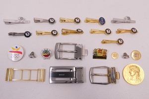 2402-0010*. city / Bally other / buckle / tiepin / tie tack pin etc. /23 points collection / together /BALLY( packing size 60)