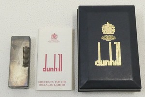 2402-0013●宝市/ダンヒル/ライター/ローラータイプ/スイス製/ケース付/喫煙具/dunhill(梱包サイズ60)