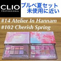 未使用に近い CLIO プロアイパレット #14 アトリエインハンナム #102 チェリッシュスプリング PRO EYE PALETTE アイシャドウ クリオ_画像1