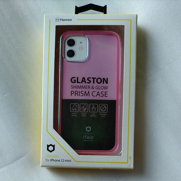 iFace Glaston iPhone 12 mini ケース [スイート/ピンク]