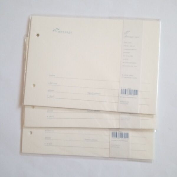 【新品未使用】Message card メッセージカード 12枚入り 3個セット