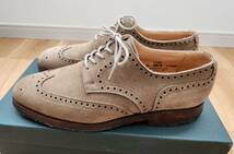 CROCKETT & JONES クロケット＆ジョーンズ スエードフルブローグ TYNE 6 1/2_画像5