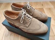 CROCKETT & JONES クロケット＆ジョーンズ スエードフルブローグ TYNE 6 1/2_画像1