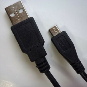 マイクロUSBケーブル Android 充電ケーブル 2m 黒 ブラック マイクロUSB アンドロイド microUSB マイクロB MicroB USBケーブル の画像3