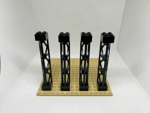 レゴ LEGO 柱　トレイン　黒