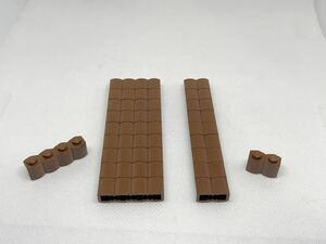 LEGO レゴ 1x2 1x4 茶色　20個