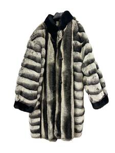 1円～ 極美品 未使用級 Yves Saint Laurent イヴサンローラン 毛皮コート ハーフ丈 レディース メンズ フリーサイズ