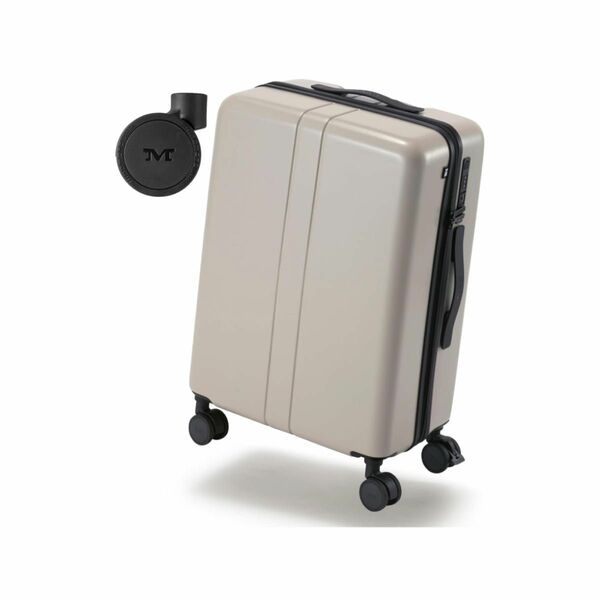 MAIMO スーツケース 新素材RPO Mサイズ ベージュ 軽量 3.4kg 大容量 62L 