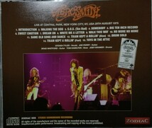 AEROSMITH 輸入盤 CD 1975年 LIVE エアロスミス CENTRAL PARK_画像3