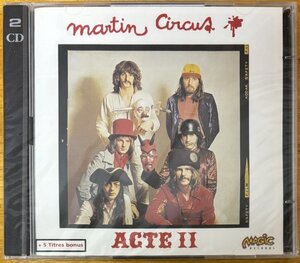 ◎MARTIN CIRCUS /Acte II (1971年作/2nd/仏産ごった煮Prog(Jazz Rock~Psyche)/金管楽器)※仏盤2CD/未開封/未使用【MAGIC 175642】97年発売