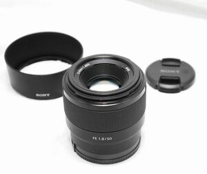 【超美品・純正フード付き】SONY ソニー FE 50mm F1.8 SEL50F18F