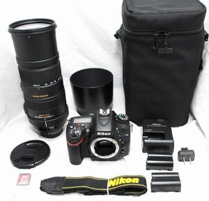 【超美品・豪華セット】Nikon ニコン D7100 SIGMA シグマ DG 150-500mm F5-6.3 APO HSM Nikon ニコン