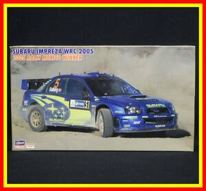 李9235 未組立 保管品 ハセガワ 1/24 スバル インプレッサ WRC 2005 ラリー メキシコ ウィナー P.ソルベルグ