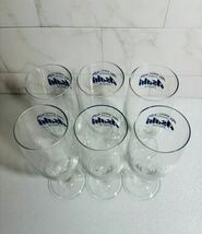 OR1】 アサヒ ビールグラス 6個セット ピルスナーグラス コップ 足付き ビアグラス _画像6