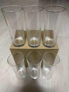 YR16) glass glass 6 piece set Orient Sasaki glass gala spade tumbler tumbler glass plain made in Japan 