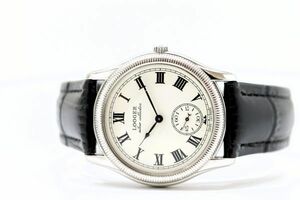210　LOOGER silver collection Small Second QZ　LSM0925　ロガー シルバーコレクション スモセコ 造幣局刻印 銀無垢 クォーツ 腕時計