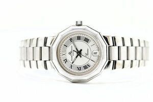 306　BAUME&MERCIER Riviera QZ　5231　ボームアンドメルシエ リビエラ ローマンインデックス クォーツ レディース 腕時計 純正ブレス 現状